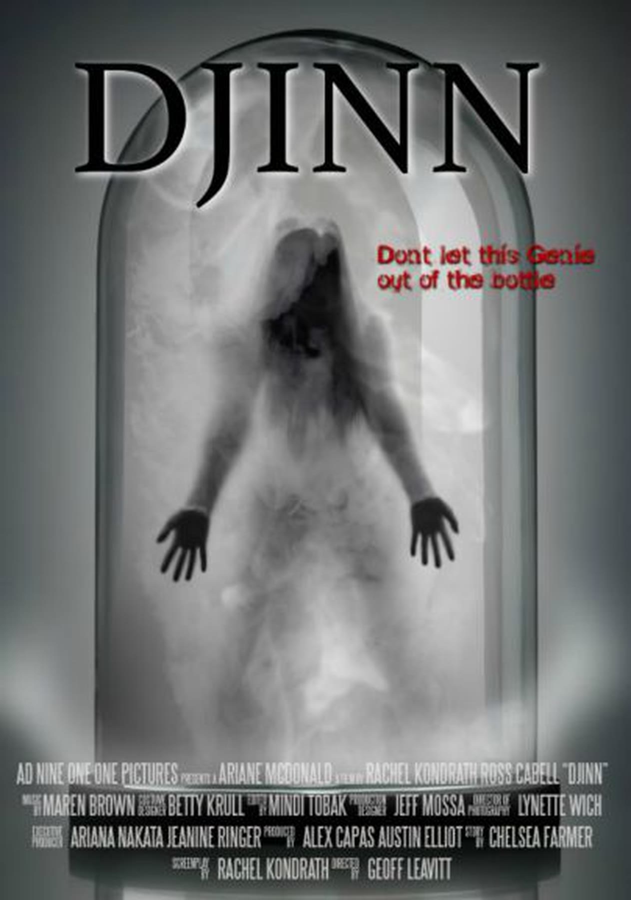 Djinn movie poster for a bus shelter