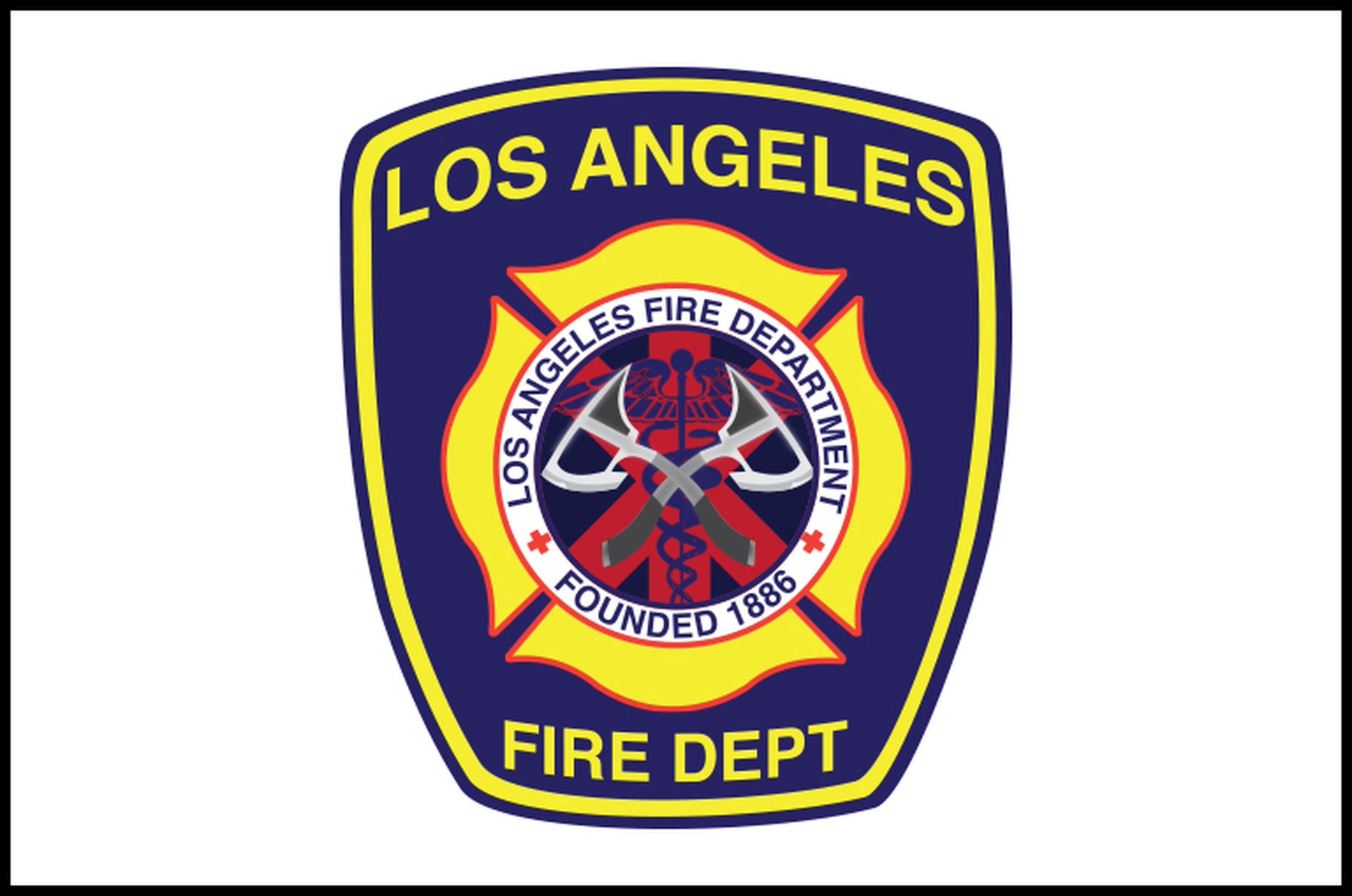 Los Angeles Fire Department shoulder patch