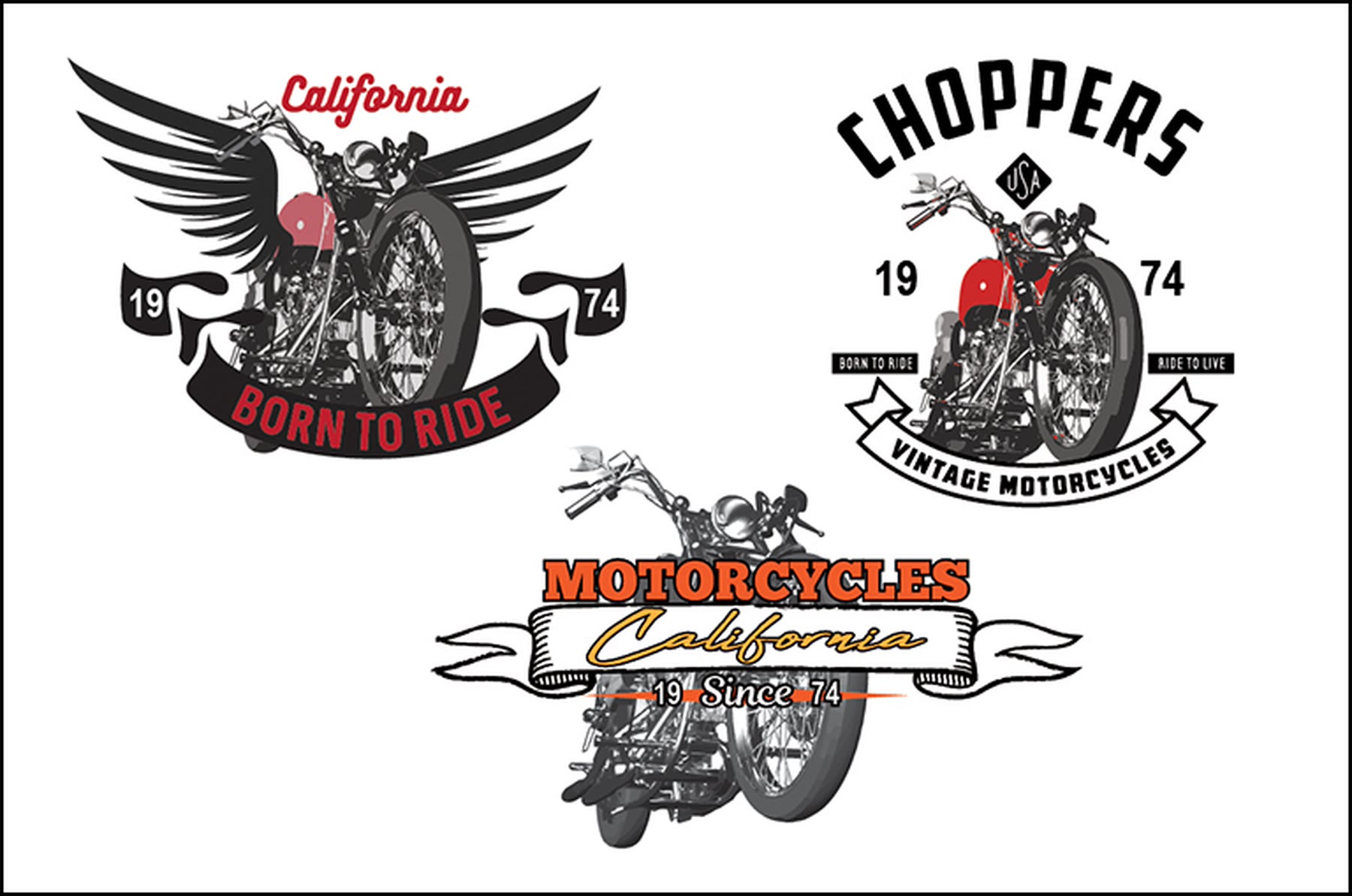 Motorcycle club logo designs