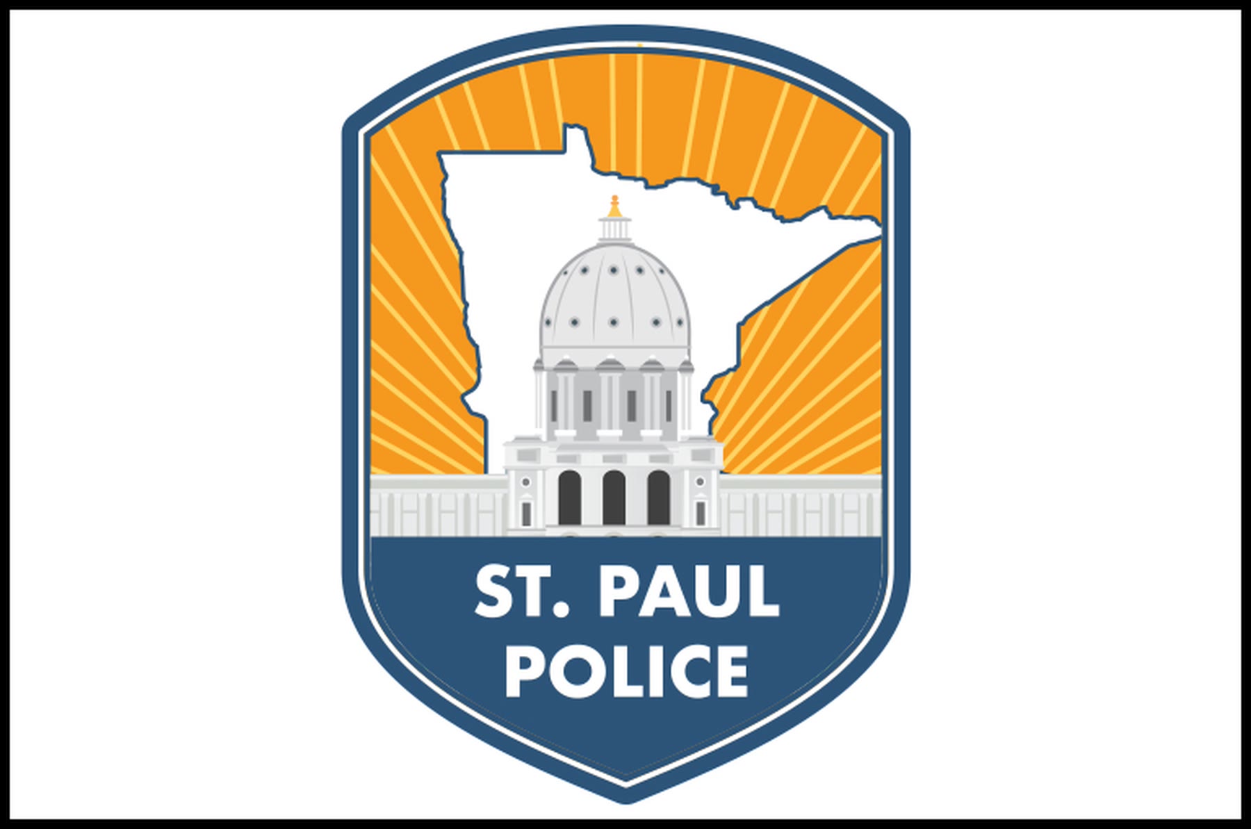 St. Paul Police patch with the capitol dome
