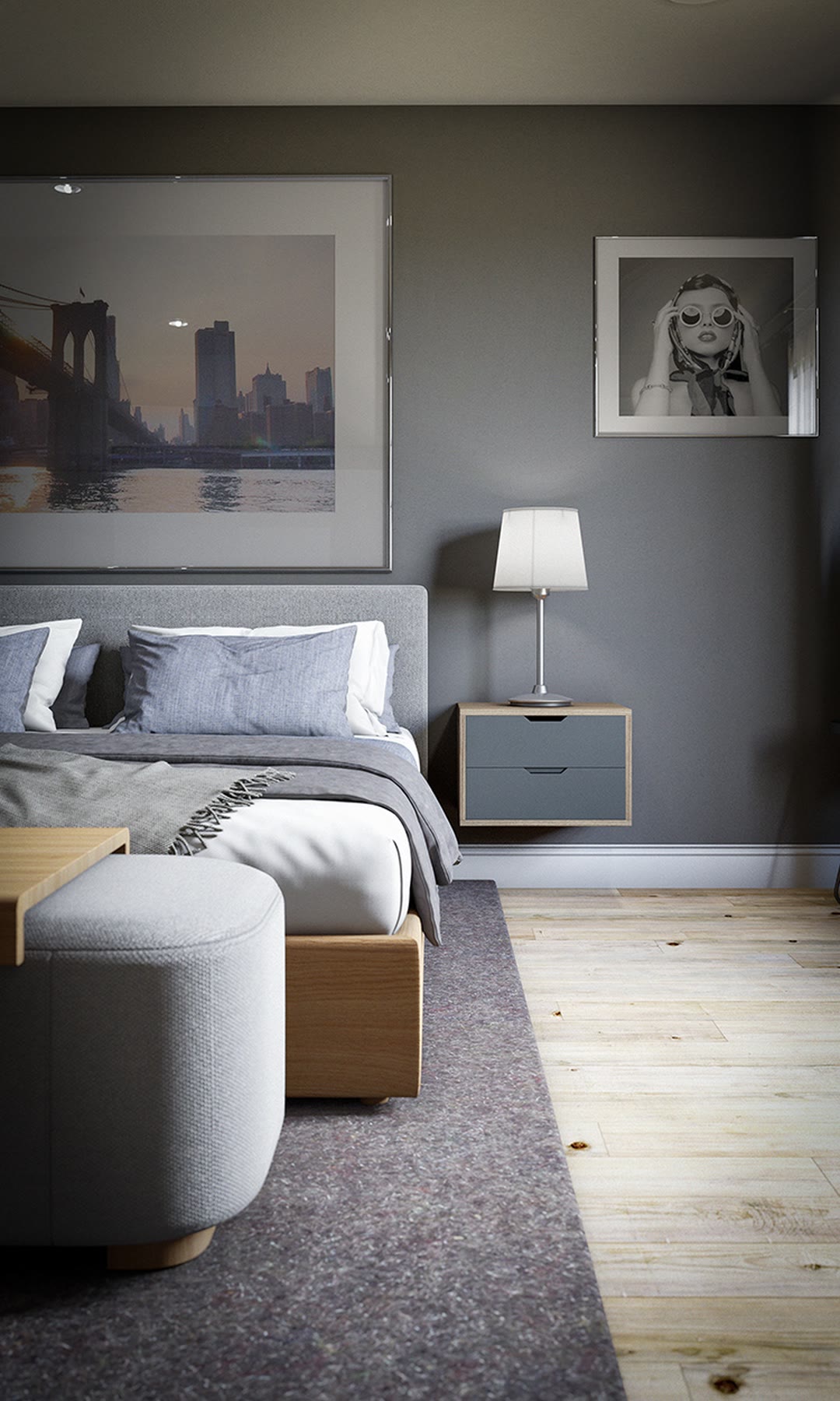 Day: Bedroom detail