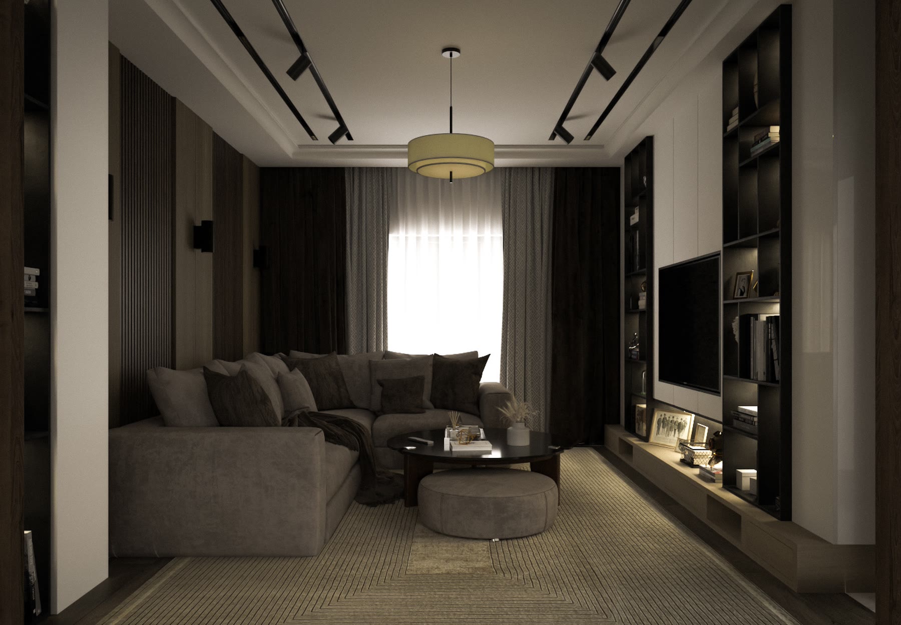 Living room by day